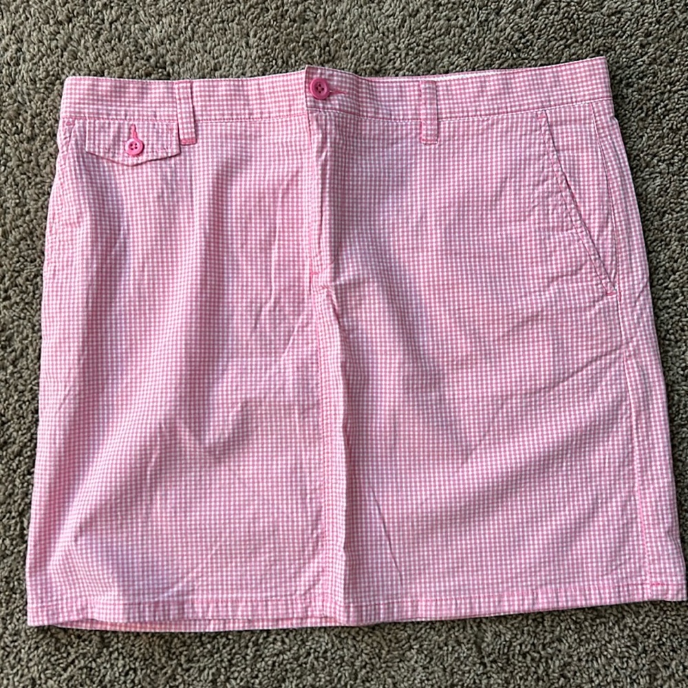 EUC Polo Jeans Company Ralph Lauren Pink Gingham Skirt